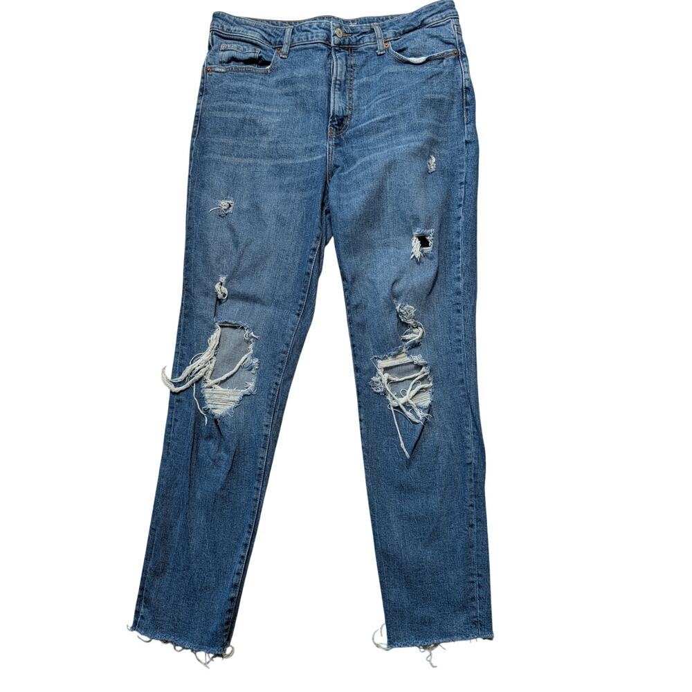 OLD NAVY Woman's Jeans/Pants High-Rise O.G. Straight Jeans, size 16, LONG/TALL